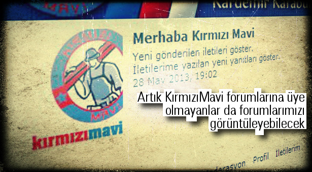 Kırmızı Mavi Forumları artık herkese açık…